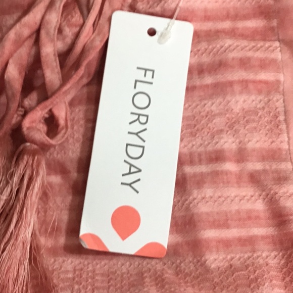 Floryday Pink Boho Blouse Size Small NWT - Picture 3 of 6